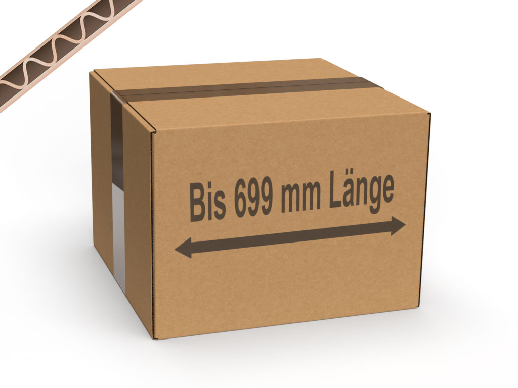 Einwelliger Kartons bis 699 mm L�nge