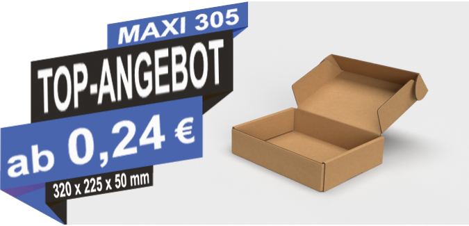 Maxibriefkarton Maxi 305