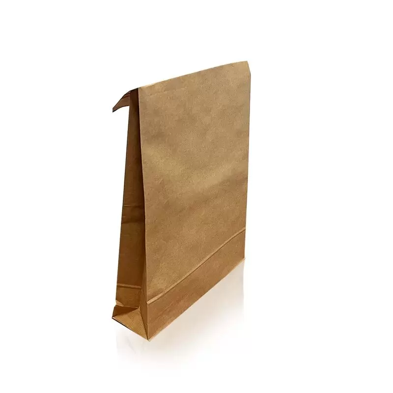 Kraftpapier Versandtasche mit Seitenfalte und Klotzboden