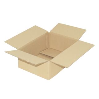 305x215x110 mm Bedruckter Faltkarton OP 303 braun