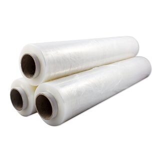 Stretchfolie 500 mm 1 Rolle Hand 50 cm x 300 m stretchfilm 17 my Folie 17 µm 