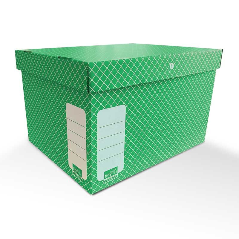 10 x Archiv Multicontainer - Tidypac - 430x335x270 mm grün