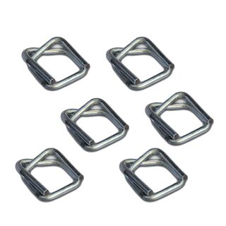 500 Stck Metallklemmen verzinkt 25 mm fr Textil...