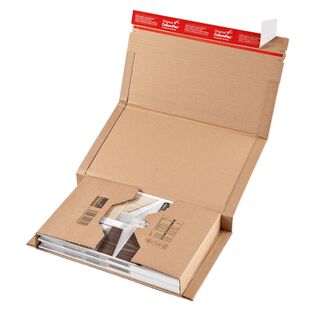 251x165x-60 mm Bedruckte Wickel Versandverpackung Karton...