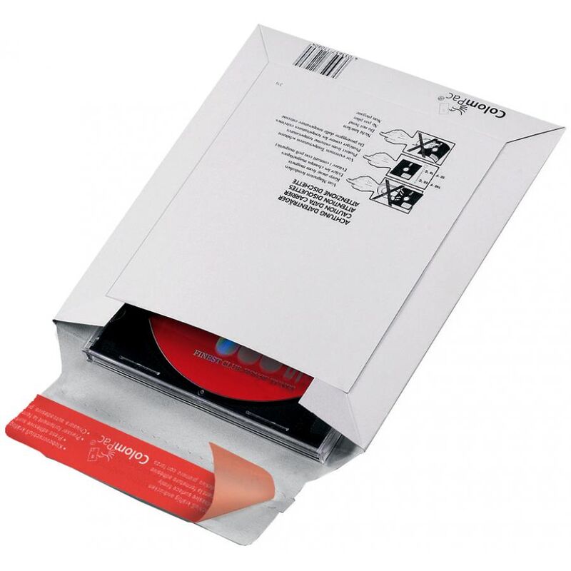 Jewelcase CD - Versandbrief ohne Fenster CP 042.11 Innemaße: 225x125x12 mm Außenmaße: 228x128x17 mm