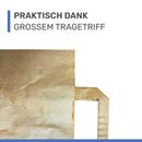 Papier-Tragetaschen in Braun 28x22x10 cm 250er-Pack Lebensmittelecht