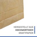 Papier-Tragetaschen in Braun 28x22x10 cm 250er-Pack Lebensmittelecht