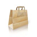 Papier-Tragetaschen in Braun 32x28x22 cm 250er-Pack