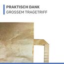 Papier-Tragetaschen in Braun 32x28x22 cm 250er-Pack