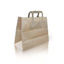 Papier-Tragetaschen in Braun 32x27x17 cm 250er-Pack