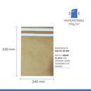 Versandtaschen aus Kraftpapier S - 250x330 mm +60 mm Bodenfalte