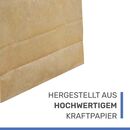 Versandtaschen aus Kraftpapier S - 250x330 mm +60 mm Bodenfalte