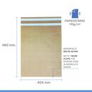 Versandtaschen aus Kraftpapier M - 405x480 mm + 80mm Bodenfalte