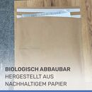 Versandtaschen aus Kraftpapier M - 405x480 mm + 80mm Bodenfalte