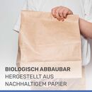 Versandtaschen aus Kraftpapier M - 350x450x80 mm Seitenfalten + Klotzboden