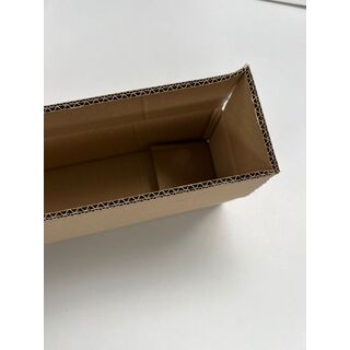 330 Stk1210x90x80 mm Faltkarton 2.30 BC-Welle braun Fefco...