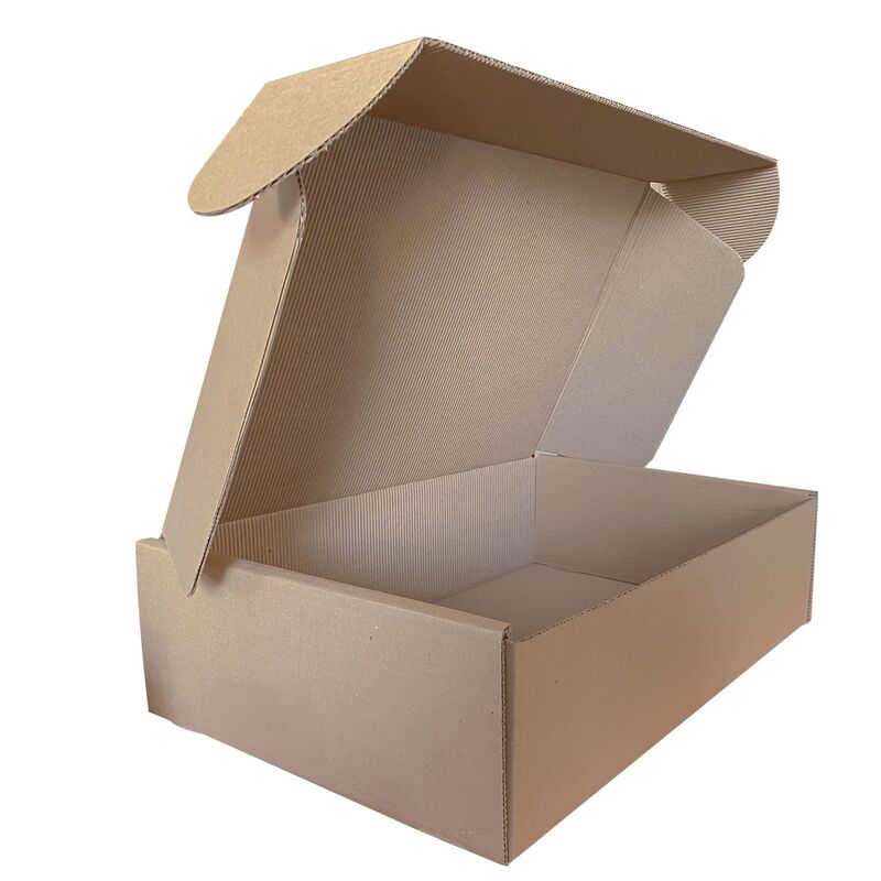 200 Stk. 650x340x60 mm Faltschachtel 1.20 B-Welle braun Fefco 0427 Restposten