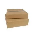 Karton 400x400x120 mm - Versandkarton 40x40x12 cm - Faltkarton OP 414 braun