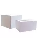Karton 450x350x285 mm - Versandkarton 45x35x28,5 cm - Faltkarton OP 456D weiss
