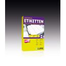 Etiketten in 38 x 21,2 mm Versandetiketten von LUMA