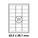 Etiketten in 63,5x38,1 mm Versandetiketten von LUMA