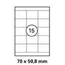 Etiketten in 70 x 50,8 mm Versandetiketten von LUMA