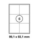 Etiketten in 99,1 x 93,1 mm Versandetiketten von LUMA