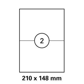 Etiketten in 210x148 mm Versandetiketten von LUMA